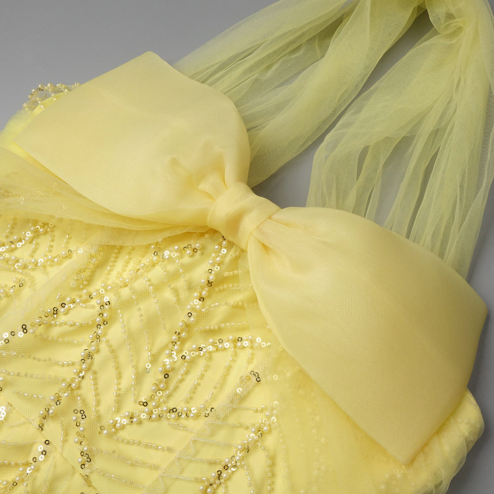 Sun-Drenched Elegance in Canary Yellow
