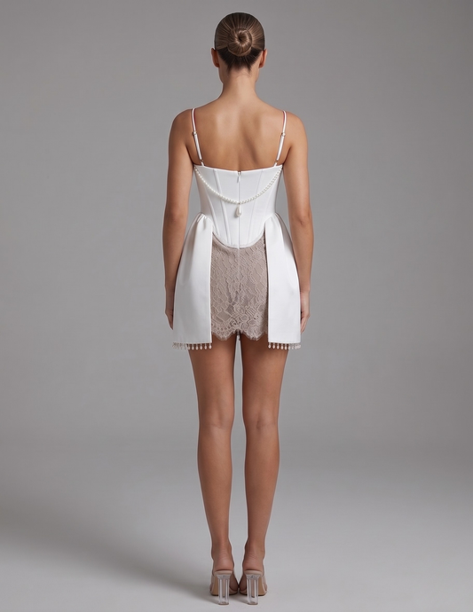 The Midnight Pearl Corset Mini