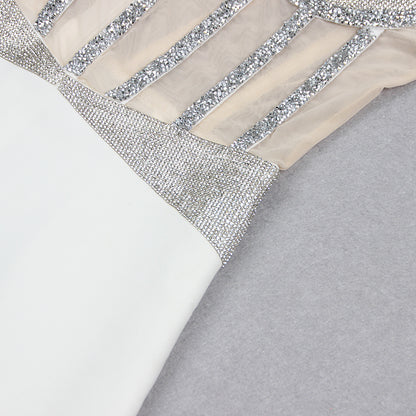 Radiant Strapless Crystal Corset Gown