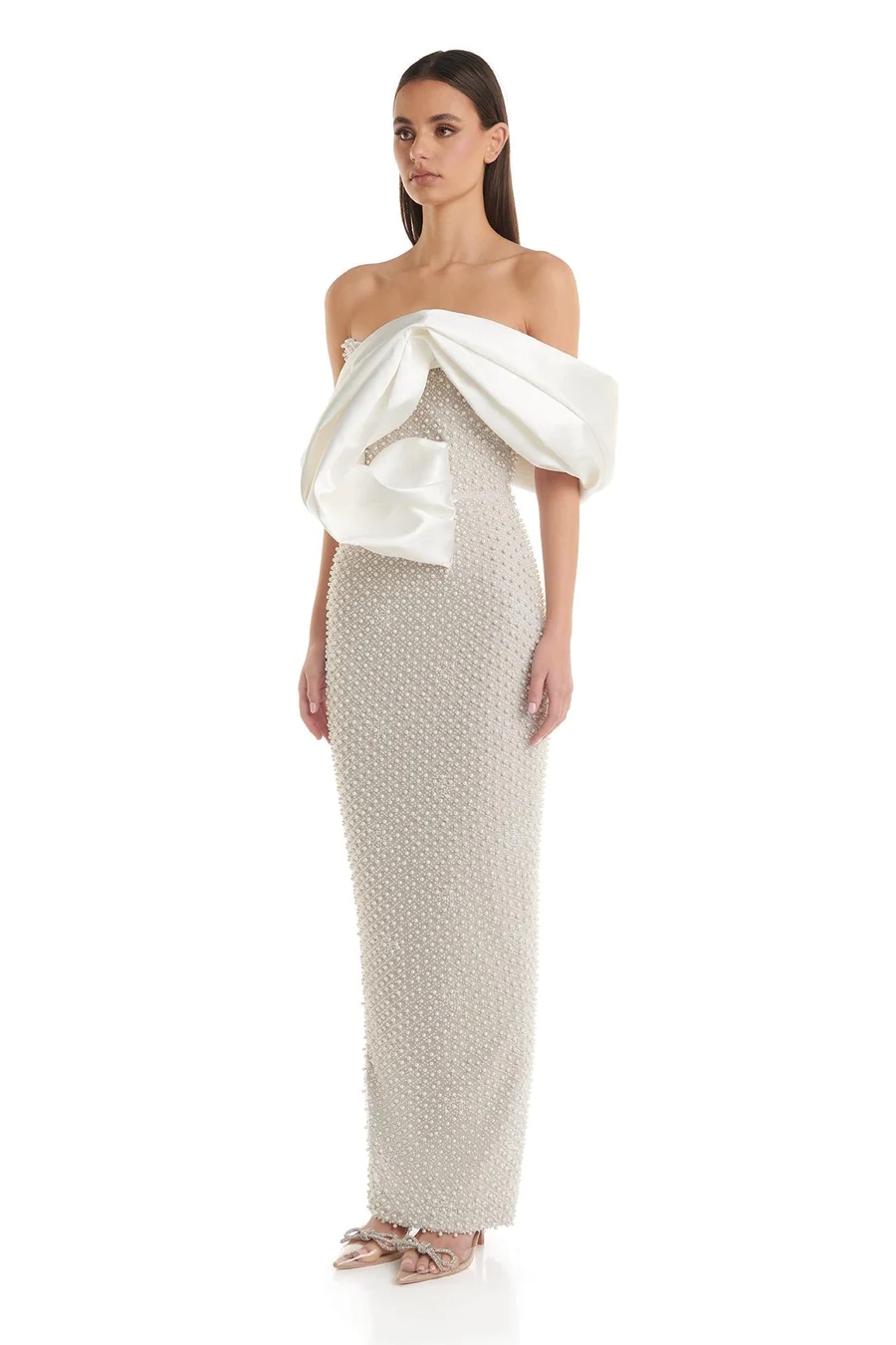 The Pearl-Encrusted Luminary Gown