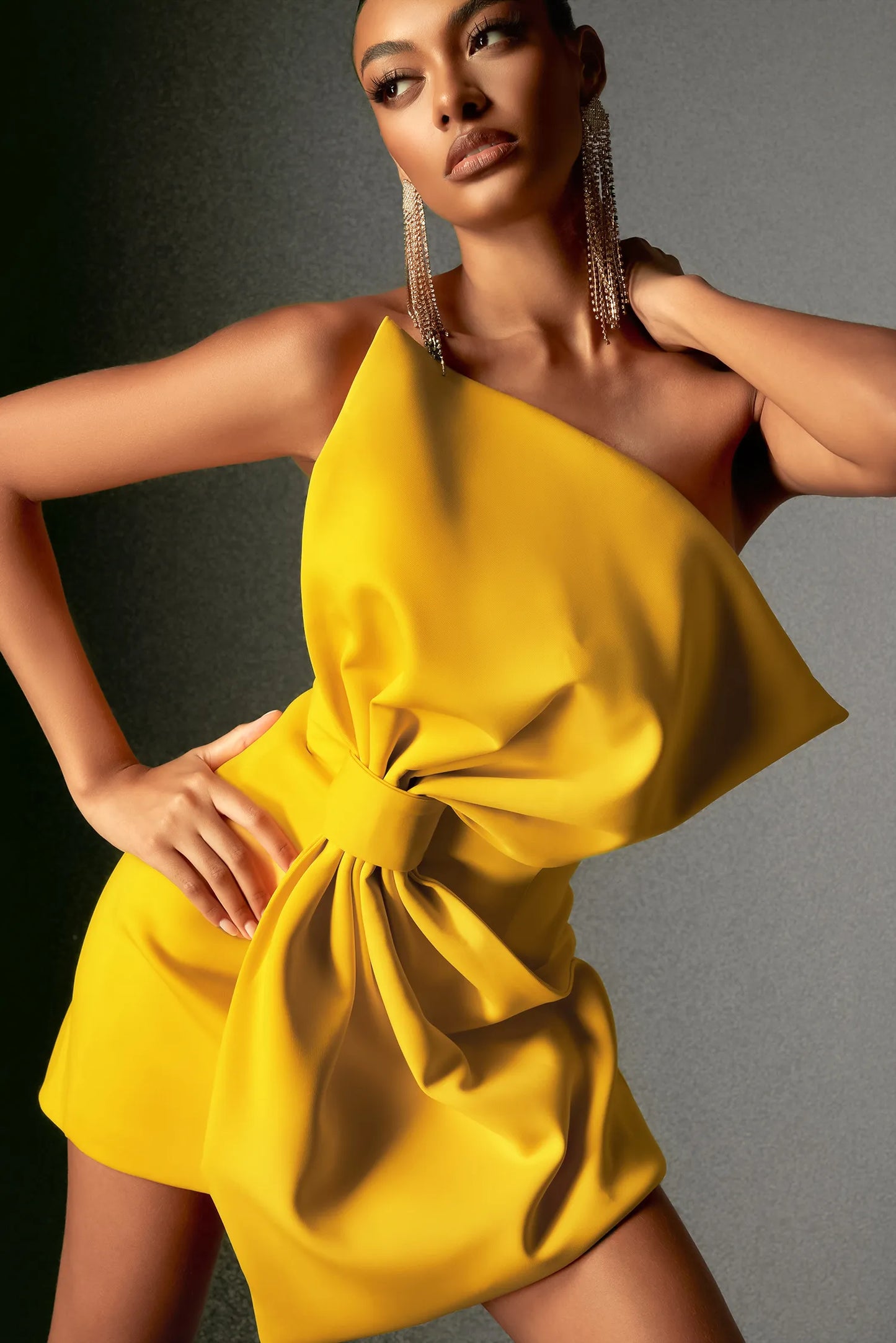 Modern Muse: The Oversized Bow Cocktail Dress