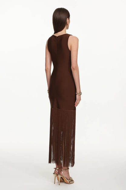 The Obsidian Cocoa Contour Gown