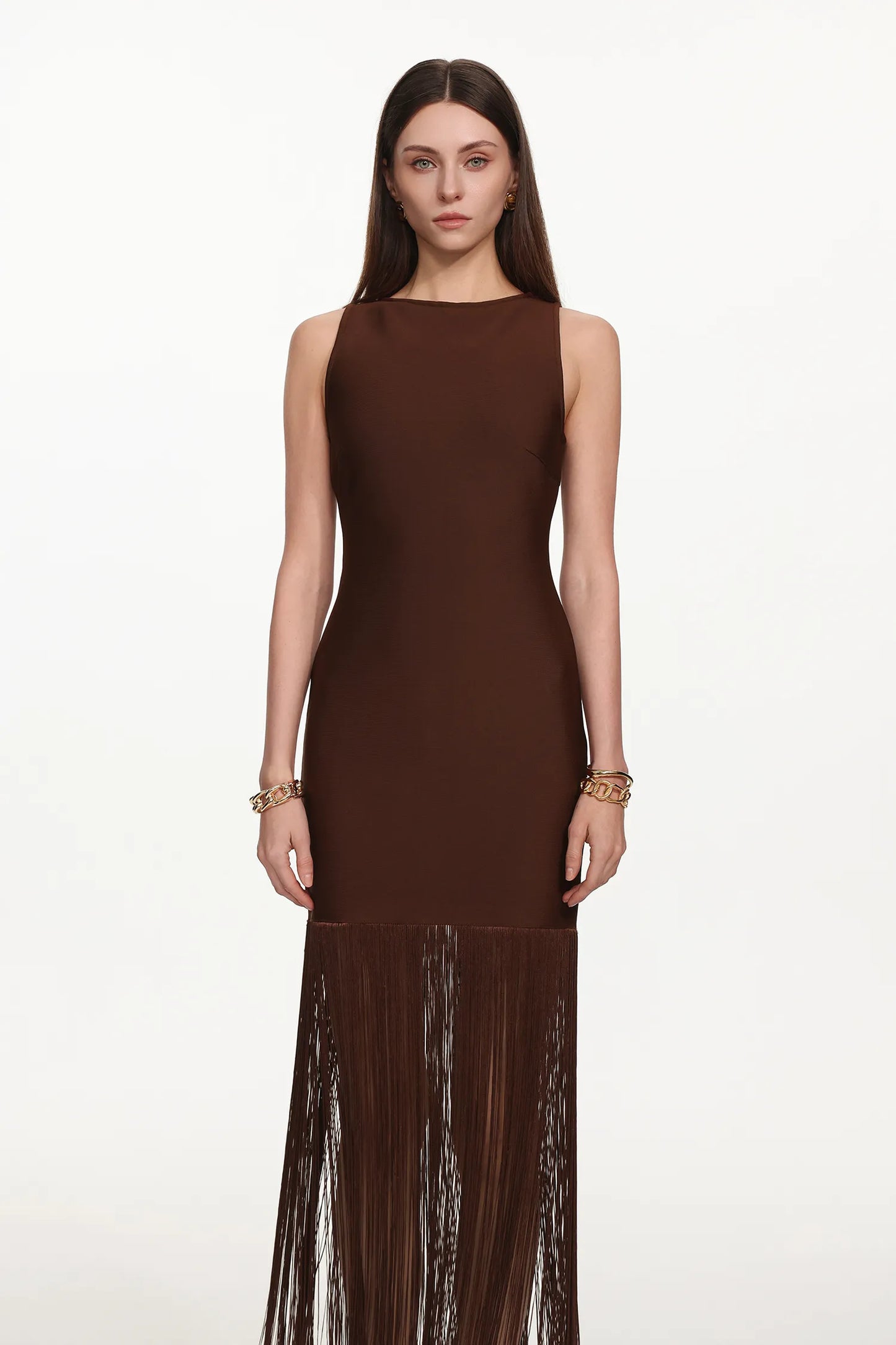 The Obsidian Cocoa Contour Gown