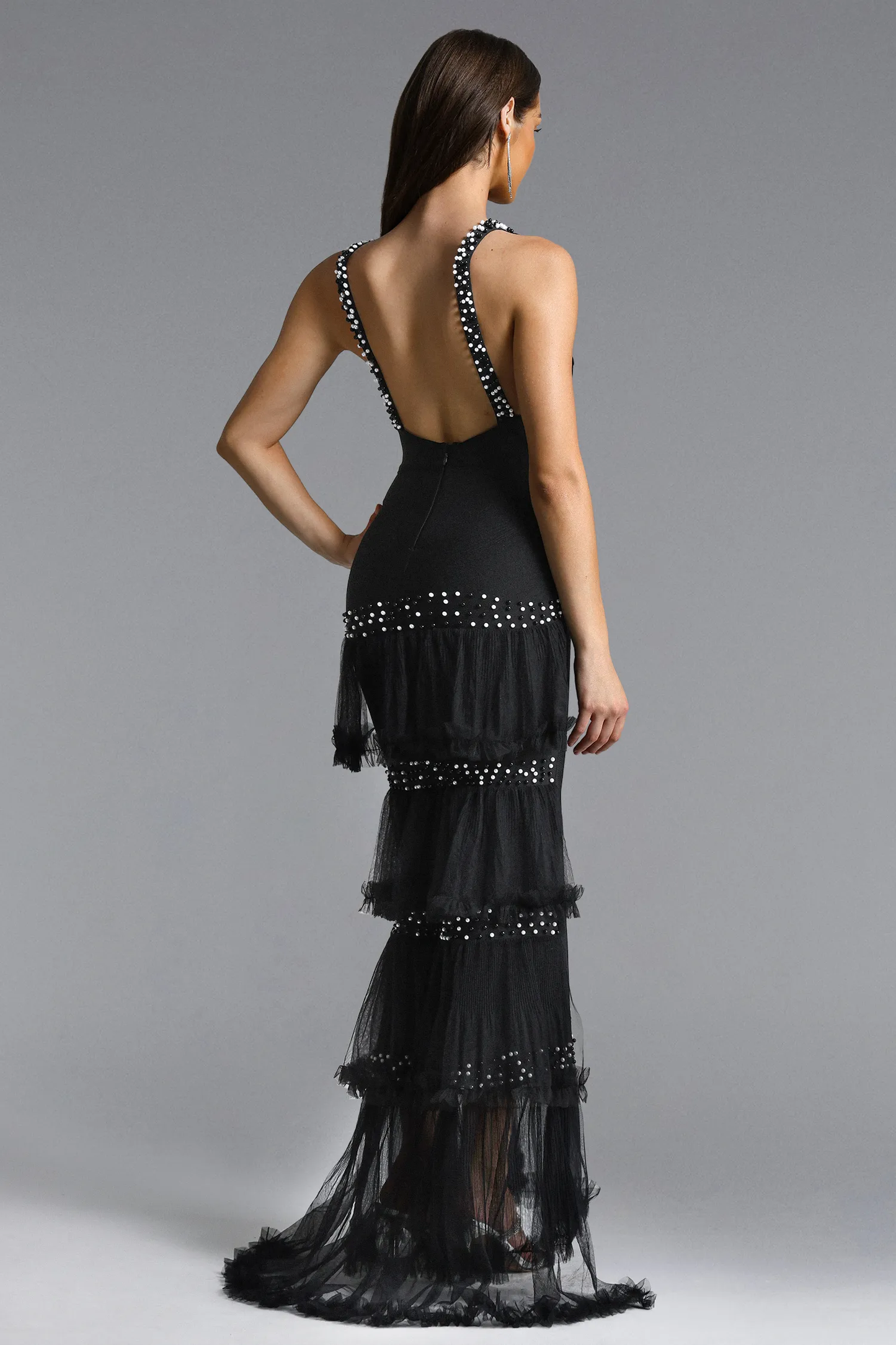 The Midnight Tulle Mermaid Gown