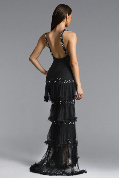 The Midnight Tulle Mermaid Gown