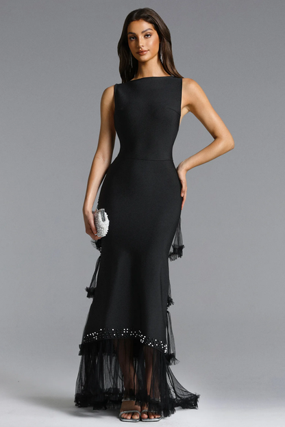 The Midnight Tulle Mermaid Gown