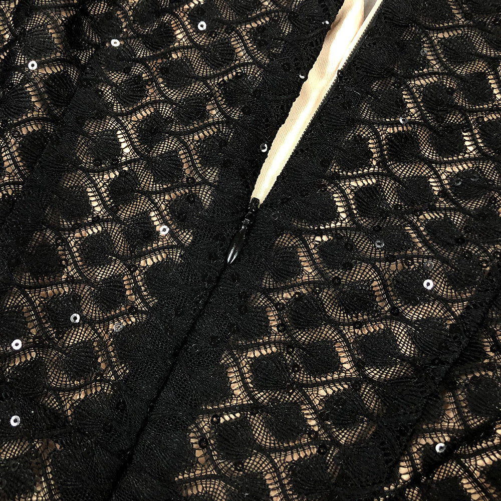 The Architectural Noir Shimmer Jumpsuit