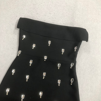 The Embellished Obsidian Gown