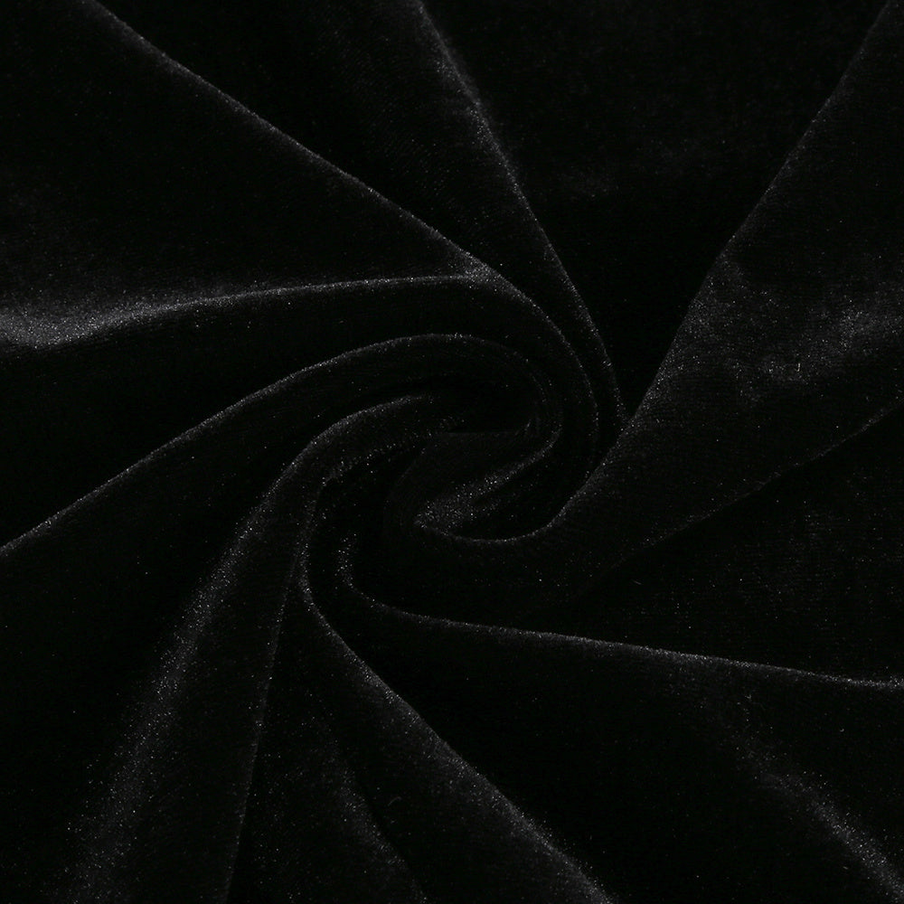 Vivienne Velvet Corset Maxi Gown with Lace Panels and Crystal Brooch