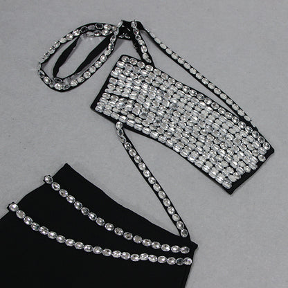The Aphrodite Pearl-Embellished Cut-Out Gown