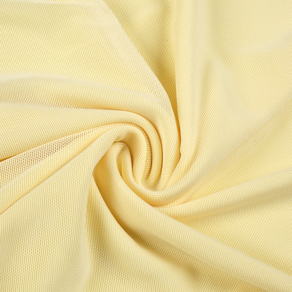 Seraphina Strapless Pale Yellow Gown with Pleated Chiffon Train