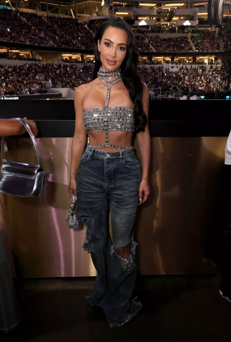 Radiant Crystal-Encrusted Statement Bralette & Choker Set