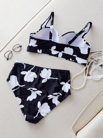Plus size two piece bikini