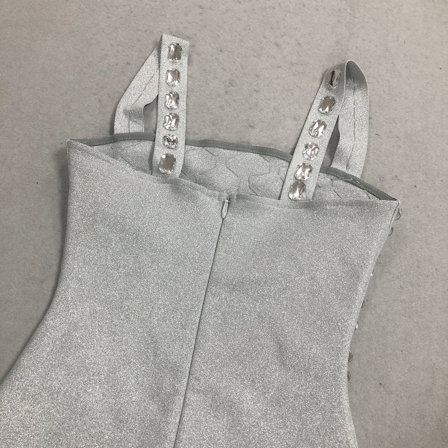 Starlight Silver Cocktail Dress