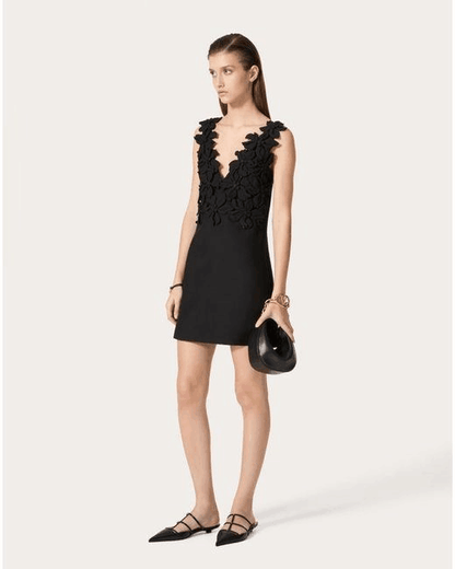 The Avant-Garde Onyx V-Neck Mini
