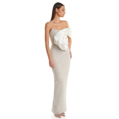 The Pearl-Encrusted Luminary Gown