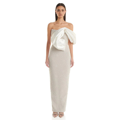 The Pearl-Encrusted Luminary Gown