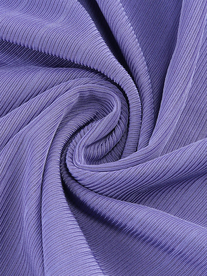 Periwinkle Ruched Cutout Asymmetrical Mini Dress