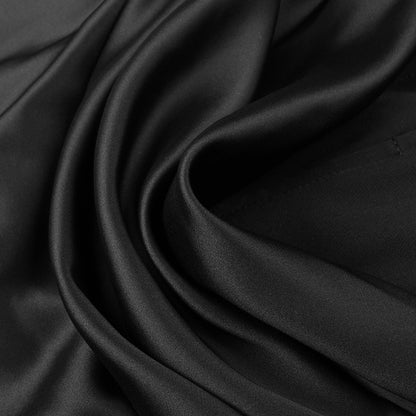 Opulent Satin Curve-Hugging Gown