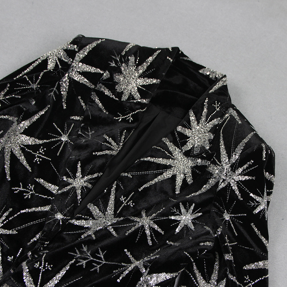 Celestial Starburst Sequin Suit Set