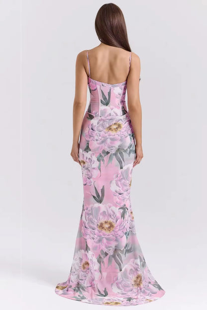 Grand Atelier Floral Pillar Dress"