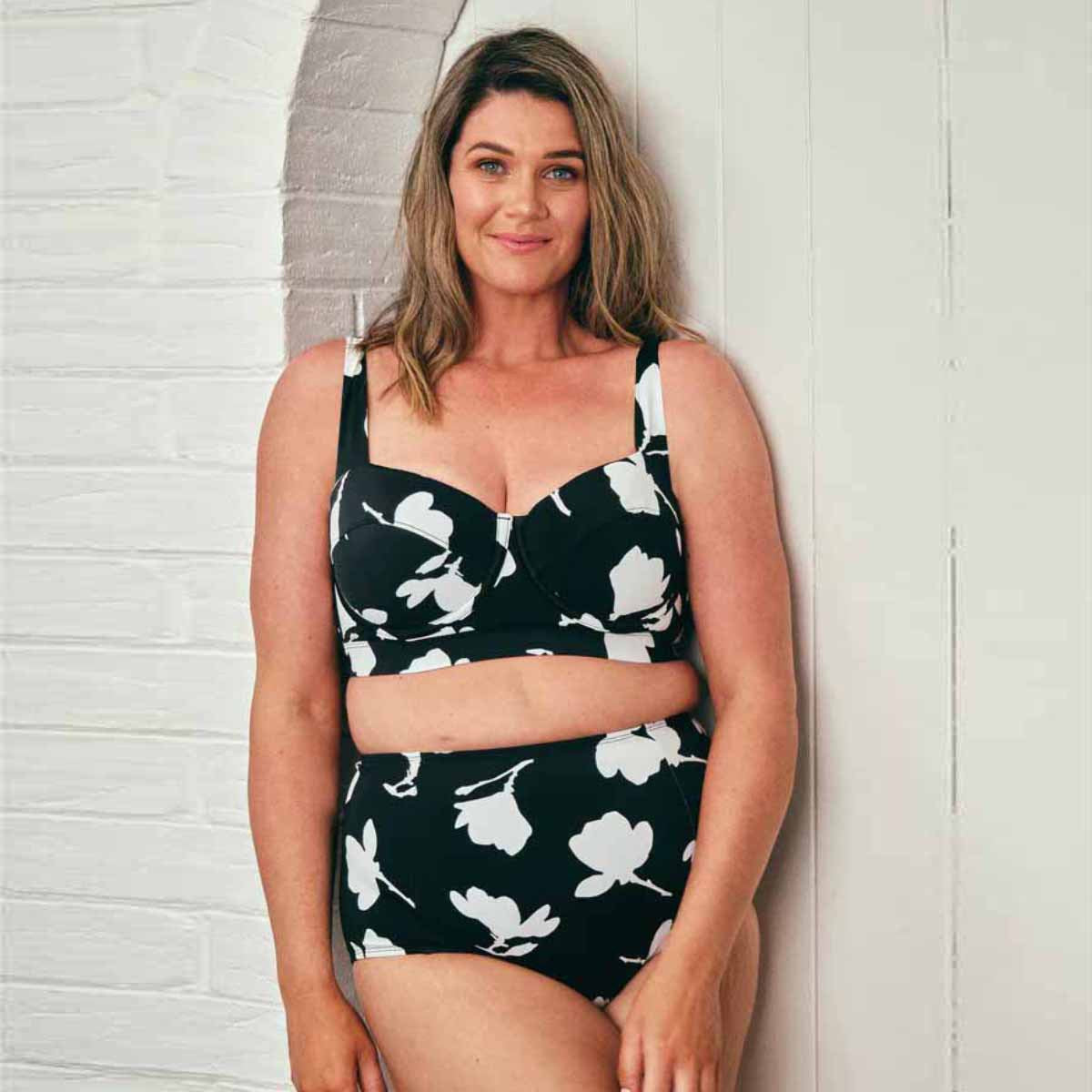 Plus size two piece bikini