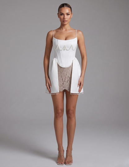 The Midnight Pearl Corset Mini