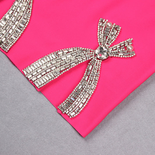 Magenta Muse Bow-Detail Cocktail