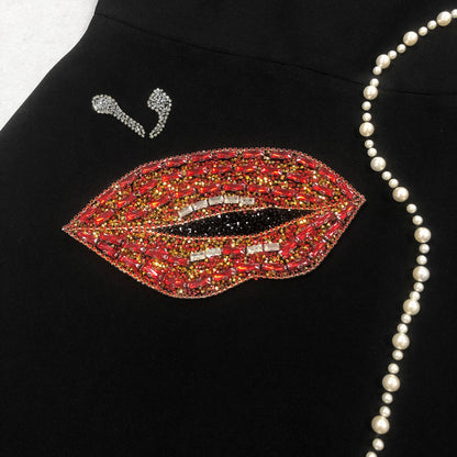 The Surrealist Muse Embellished Gown