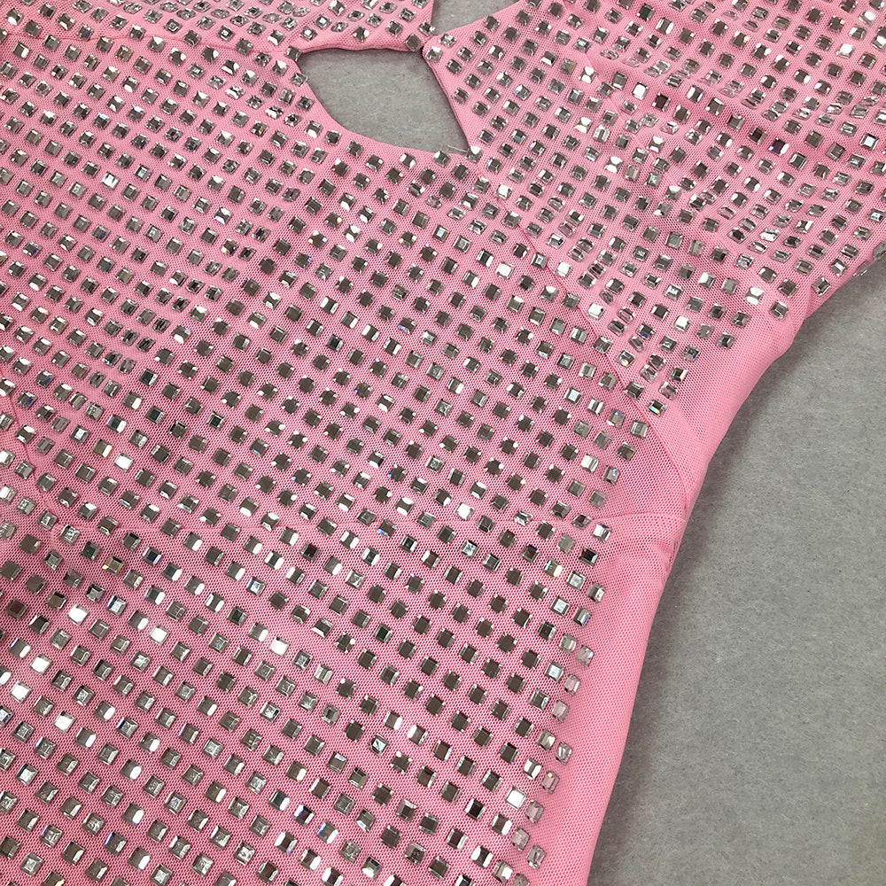 The Rose Quartz Prism Gown