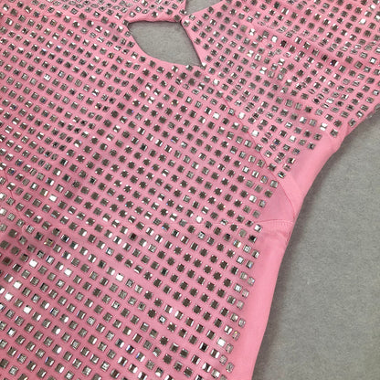 The Rose Quartz Prism Gown