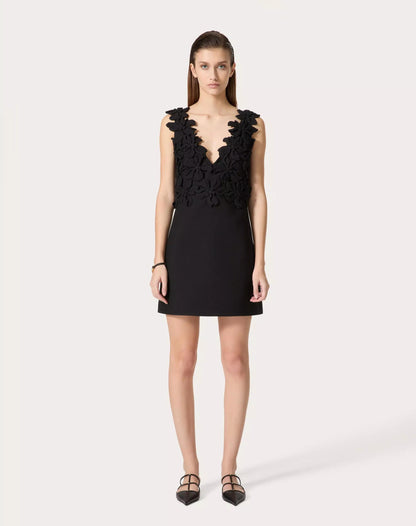 The Avant-Garde Onyx V-Neck Mini