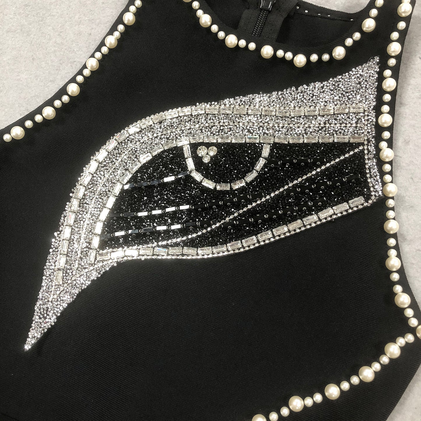 The Surrealist Muse Embellished Gown