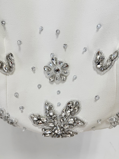 Celestial Crystal Embellished Two-Piece Gown