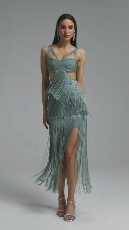 Crystal & Jewel Embellished Sweetheart Maxi Gown - Sky Blue (Copy)